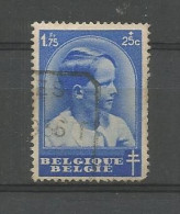 Belgie  1936 Prins Boudewijn OCB 444 (0) - Oblitérés