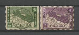 Belgie  1927 Caritas OCB 250+251 (0) - Usados
