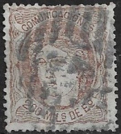 ESPAÑA 1870.-EDIFIL 109 - Oblitérés