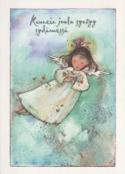 ANGE NOËL Vintage Carte Postale CPSM #PAJ037.A - Anges