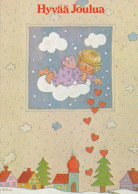 ANGELO Buon Anno Natale Vintage Cartolina CPSM #PAJ061.A - Anges