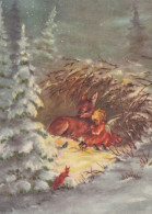 ANGEL CHRISTMAS Holidays Vintage Postcard CPSM #PAH987.A - Engel