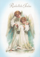 ANGELO Buon Anno Natale Vintage Cartolina CPSM #PAH860.A - Engel