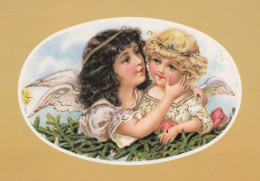 ANGELO Buon Anno Natale Vintage Cartolina CPSM #PAH339.A - Angeli