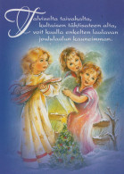 ANGELO Buon Anno Natale Vintage Cartolina CPSM #PAH258.A - Angeli
