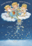 ANGEL CHRISTMAS Holidays Vintage Postcard CPSM #PAH225.A - Anges