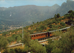 TRENO TRASPORTO FERROVIARIO Vintage Cartolina CPSM #PAA935.A - Treni