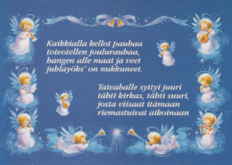 ANGELO Buon Anno Natale Vintage Cartolina CPSM #PAS776.A - Engel