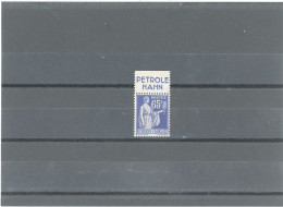 BANDE PUB- N°365 TYPE II -PAIX 65c BLEU - N*- PUB -PETROLE HAHN  -MAURY 246 - Unused Stamps