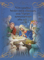 Virgen María Virgen Niño JESÚS Navidad Religión Vintage Tarjeta Postal CPSM #PBB898.A - Virgen Maria Y Las Madonnas