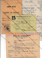 Guerre 14/18 - Lot De 10 Documents D'un Volontaire De Guerre De DOLHAIN / LIMBOURG - Armée Belge - 4e Génie (B374) - 1914-18