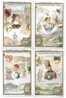 S 547, Liebig 6 Cards, Schweizer Cantone (lower Condition) (GERMAN) (ref B11) - Liebig