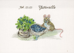 MOUSE Animale Vintage Cartolina CPSM #PBR276.A - Andere & Zonder Classificatie