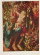 Vergine Maria Madonna Gesù Bambino Religione Vintage Cartolina CPSM #PBQ165.A - Virgen Mary & Madonnas