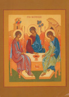 MALEREI SAINTS Christentum Religion Vintage Ansichtskarte Postkarte CPSM #PBQ157.A - Quadri, Vetrate E Statue