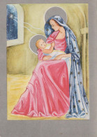 Vierge Marie Madone Bébé JÉSUS Religion Vintage Carte Postale CPSM #PBQ046.A - Virgen Mary & Madonnas