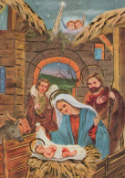 Vergine Maria Madonna Gesù Bambino Religione Vintage Cartolina CPSM #PBQ005.A - Vierge Marie & Madones