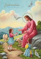 JESUS CHRIST Christianity Religion Vintage Postcard CPSM #PBP807.A - Gesù