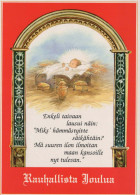 CRISTO SANTO Gesù Bambino Natale Religione Vintage Cartolina CPSM #PBP679.A - Jezus
