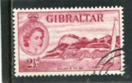 GIBRALTAR - 1953  2 1/2d  DEFINITIVE  FINE USED - Gibilterra