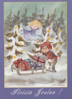ANGELO Natale Vintage Cartolina CPSM #PBP579.A - Engel