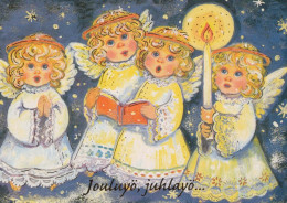 ANGELO Natale Vintage Cartolina CPSM #PBP264.A - Engel