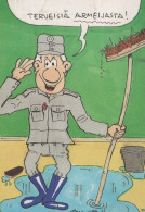 SOLDATI UMORISMO Militaria Vintage Cartolina CPSM #PBV825.A - Humorísticas