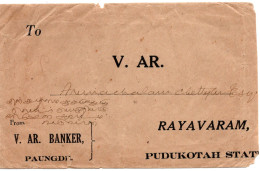 79015 - Burma - 1938 - 6@3Ps KGV A Bf PAUNGDE -> RAYAVARAM (Indien) - Birma (...-1947)