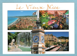 CP 06 - Nice  - Le Vieux Nice - Multivues - Cartas Panorámicas