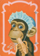 SINGE Animaux Vintage Carte Postale CPSM #PBS008.A - Apen