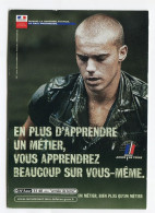 Armée De Terre Publicité - En Plus D'apprendre Un Métier - Other & Unclassified