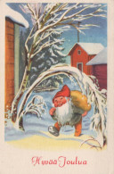 PÈRE NOËL Bonne Année Noël Vintage Carte Postale CPSMPF #PKG327.A - Kerstman