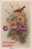 FLEURS Vintage Carte Postale CPSMPF #PKG097.A - Flowers