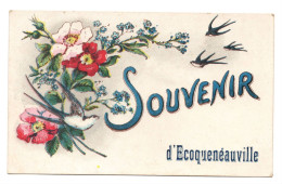 50 MANCHE - ECOQUENEAUVILLE Carte Souvenir - Other & Unclassified