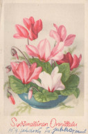 FLOWERS Vintage Postcard CPA #PKE711.A - Flores