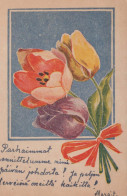 FLORES Vintage Tarjeta Postal CPA #PKE737.A - Blumen