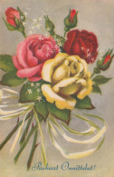 FLOWERS Vintage Postcard CPA #PKE626.A - Flores