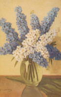 FLOWERS Vintage Ansichtskarte Postkarte CPA #PKE570.A - Flores