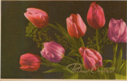 FLORES Vintage Tarjeta Postal CPA #PKE552.A - Flowers