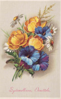 FLEURS Vintage Carte Postale CPA #PKE539.A - Flores