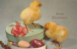OSTERN HUHN EI Vintage Ansichtskarte Postkarte CPA #PKE420.A - Pâques
