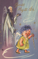 ENGEL Weihnachten Vintage Ansichtskarte Postkarte CPSMPF #PKD764.A - Angels