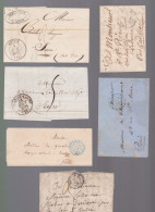 30 Lettres  Dite Précurseurs     Sur Lettres Ou Enveloppes  Toutes Scannées   Recto- Verso ( Plusieurs Lots ) - 1801-1848: Voorlopers XIX
