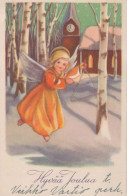 ÁNGEL Navidad Vintage Tarjeta Postal CPSMPF #PKD206.A - Engel