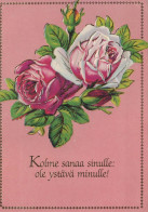 FIORI Vintage Cartolina CPSM #PBZ911.A - Bloemen