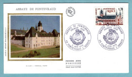 FDC France 1978 - Abbaye De Fontevraud - YT 2002 - 49 Fontevraud L'Abbaye - 1970-1979
