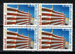 Belg. 2004 - 3291 X 4, Yv 3278 X 4, Mi 3340 X 4 - Used Stamps