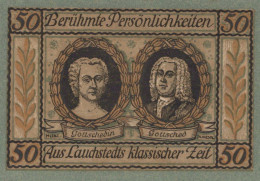 50 PFENNIG 1921 Stadt LAUCHSTÄDT Saxony UNC DEUTSCHLAND Notgeld Banknote #PC029 - [11] Local Banknote Issues