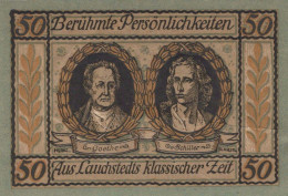 50 PFENNIG 1921 Stadt LAUCHSTÄDT Saxony UNC DEUTSCHLAND Notgeld Banknote #PC027 - [11] Local Banknote Issues