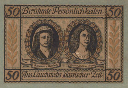 50 PFENNIG 1921 Stadt LAUCHSTÄDT Saxony UNC DEUTSCHLAND Notgeld Banknote #PC024 - [11] Local Banknote Issues